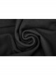 Black Small High Collar Chest Splice Mesh Rivet Back Zipper A Type Hem Punk Knit Dress
