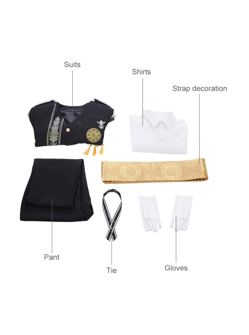 Final Fantasy XV Noctis Lucis Caelum Halloween Cosplay Costume Prince Clothing Full Set