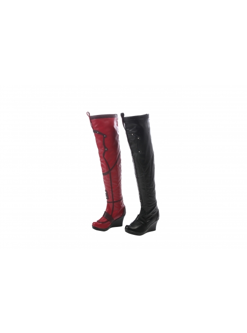 Game Batman Arkham City Harley Quinn Halloween Cosplay Costume Full Set