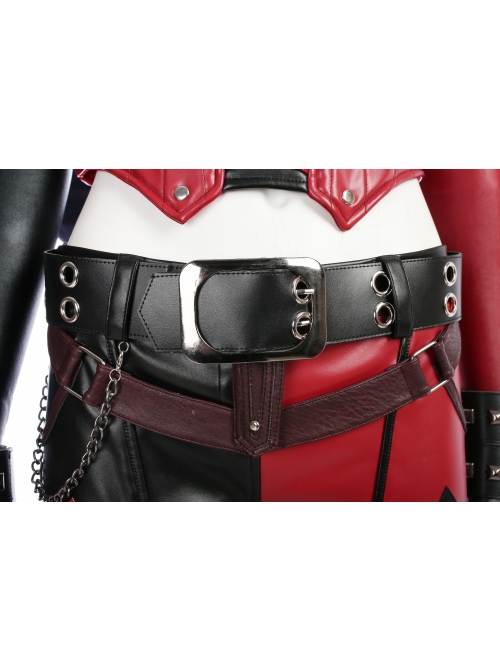 Game Batman Arkham City Harley Quinn Halloween Cosplay Costume Full Set