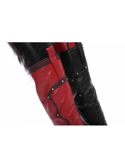 Game Batman Arkham City Harley Quinn Halloween Cosplay Costume Full Set