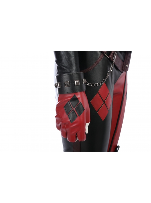 Game Batman Arkham City Harley Quinn Halloween Cosplay Costume Full Set