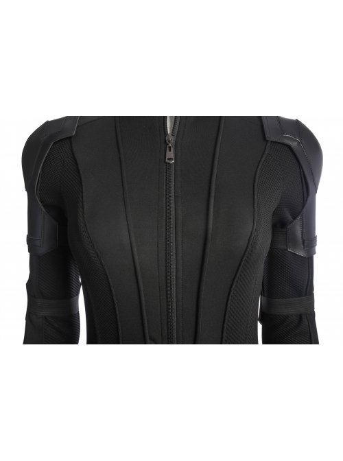 Avengers Infinity War Black Widow Same Black Bodysuit Halloween Cosplay Costume Full Set