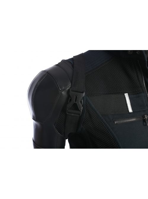 Avengers Infinity War Black Widow Same Black Bodysuit Halloween Cosplay Costume Full Set