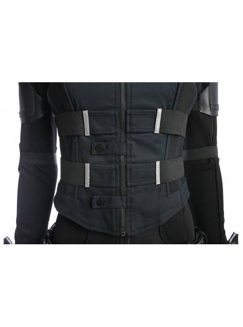 Avengers Infinity War Black Widow Same Black Bodysuit Halloween Cosplay Costume Full Set
