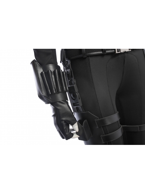 Avengers Infinity War Black Widow Same Black Bodysuit Halloween Cosplay Costume Full Set