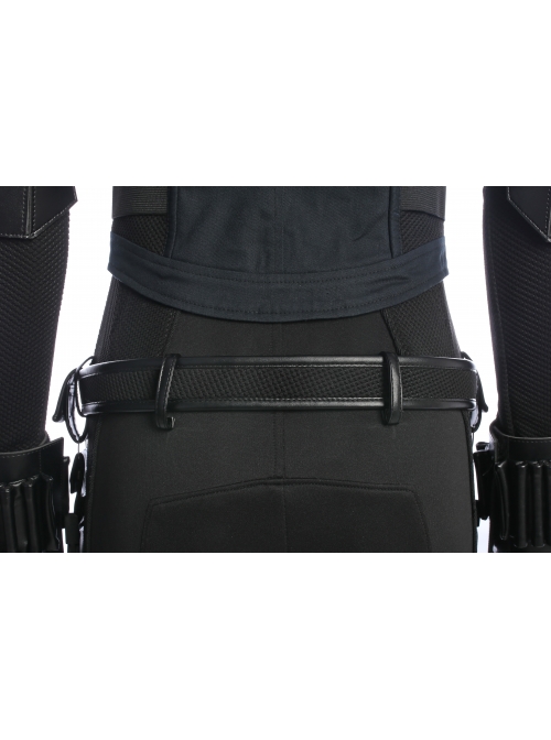 Avengers Infinity War Black Widow Same Black Bodysuit Halloween Cosplay Costume Full Set