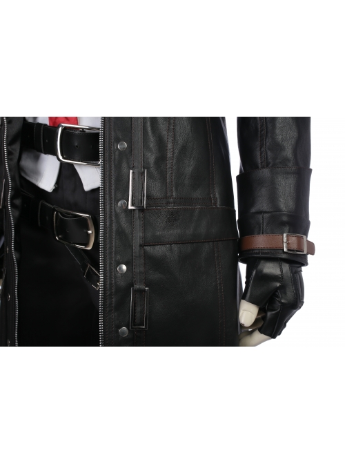 Playerunknown's Battlegrounds Male Role Halloween Cosplay Costume Black Windbreaker Full Set