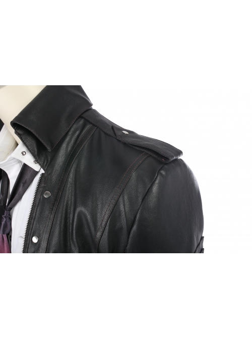 Playerunknown's Battlegrounds Male Role Halloween Cosplay Costume Black Windbreaker Full Set