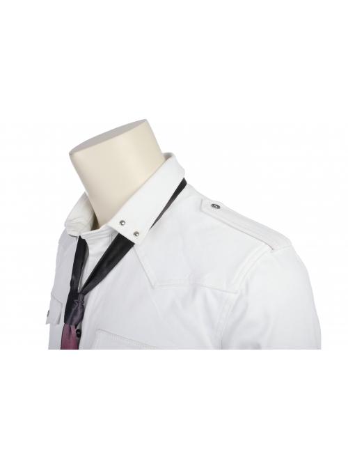 Playerunknown's Battlegrounds Male Role Halloween Cosplay Costume Black Windbreaker Full Set