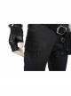 Playerunknown's Battlegrounds Male Role Halloween Cosplay Costume Black Windbreaker Full Set