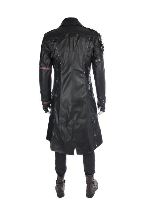 Playerunknown's Battlegrounds Male Role Halloween Cosplay Costume Black Windbreaker Full Set