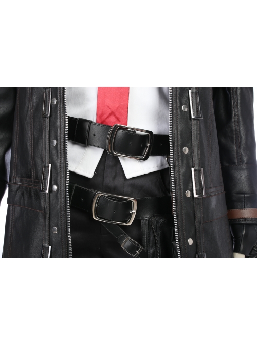 Playerunknown's Battlegrounds Male Role Halloween Cosplay Costume Black Windbreaker Full Set
