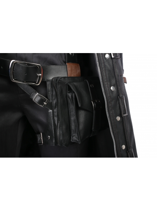 Playerunknown's Battlegrounds Male Role Halloween Cosplay Costume Black Windbreaker Full Set