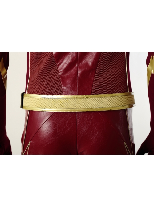 The Flash Season 4 The Flash Barry Allen Battle Suit Halloween Cosplay Costume Full Set