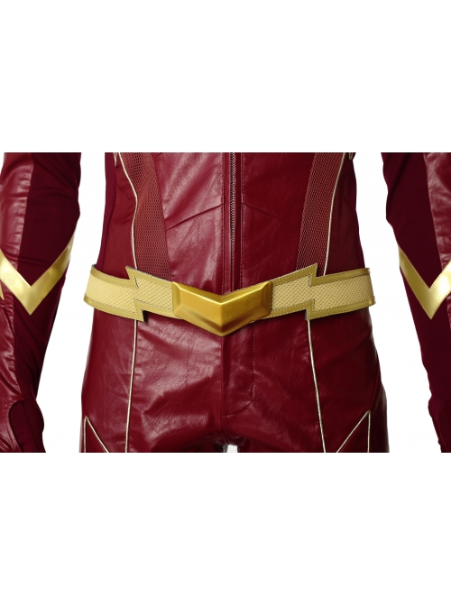 The Flash Season 4 The Flash Barry Allen Battle Suit Halloween Cosplay Costume Full Set