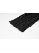 Black Drawnwork Mesh Broken Holes Thumb Opening Gothic Gloves
