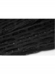 Black Drawnwork Mesh Broken Holes Thumb Opening Gothic Gloves
