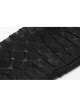 Snake Print Broken Holes Black Gothic Mesh Gloves