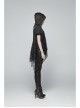 Big Hood Black Gothic Lace Sleeveless Cloak