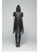Big Hood Black Gothic Lace Sleeveless Cloak