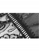 Big Hood Black Gothic Lace Sleeveless Cloak