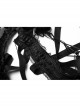 Black Lolita Banked Lace Gothic Bustle
