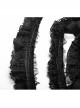 Black Lolita Banked Lace Gothic Bustle