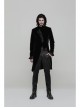 Woven Jacquard High Waist Ribbon Side Pocket Black Gothic Retro Pants