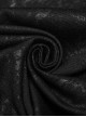 Waist Head Stereoscopic Pattern Leather Metal Buckle Lace-Up Black Gothic Trousers