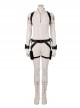 Black Widow Natasha Romanoff White Battle Suit Halloween Cosplay Costume Full Set