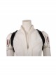 Black Widow Natasha Romanoff White Battle Suit Halloween Cosplay Costume Full Set