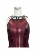 Wanda Vision Scarlet Witch Wanda Django Maximoff Battle Suit Halloween Cosplay Costume Full Set