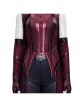 Wanda Vision Scarlet Witch Wanda Django Maximoff Battle Suit Halloween Cosplay Costume Full Set