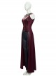 Wanda Vision Scarlet Witch Wanda Django Maximoff Battle Suit Halloween Cosplay Costume Full Set