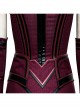 Wanda Vision Scarlet Witch Wanda Django Maximoff Battle Suit Halloween Cosplay Costume Full Set