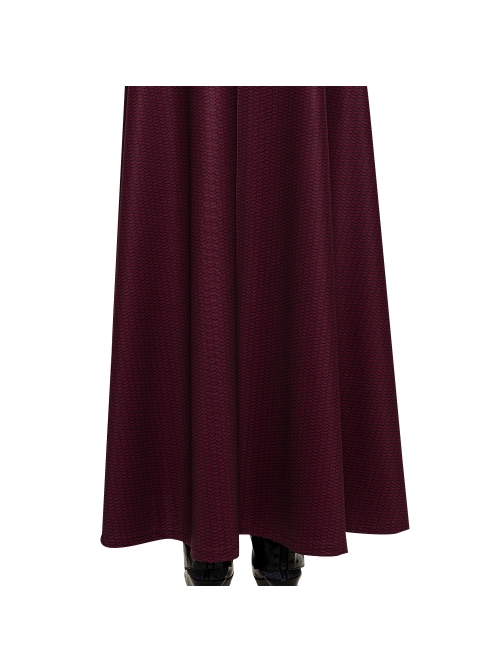 Wanda Vision Scarlet Witch Wanda Django Maximoff Battle Suit Halloween Cosplay Costume Full Set