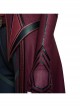 Wanda Vision Scarlet Witch Wanda Django Maximoff Battle Suit Halloween Cosplay Costume Full Set