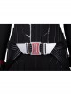 Avengers Endgame Black Widow Natasha Romanoff Black Battle Suit Halloween Cosplay Costume Full Set