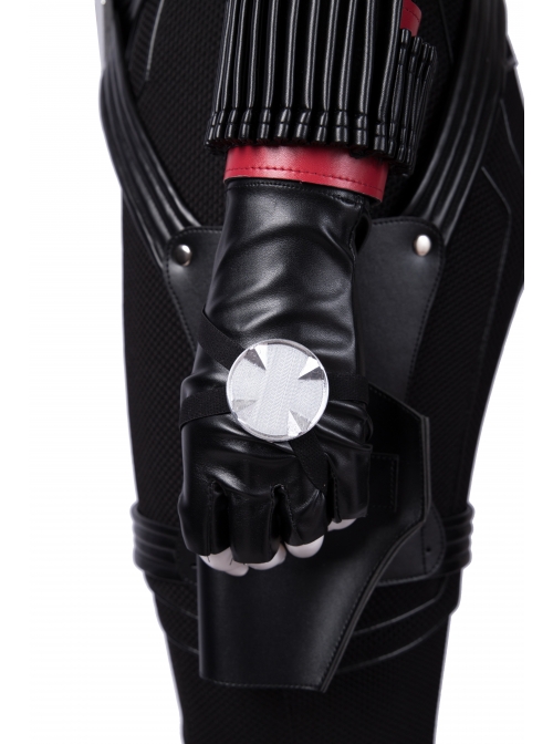 Avengers Endgame Black Widow Natasha Romanoff Black Battle Suit Halloween Cosplay Costume Full Set