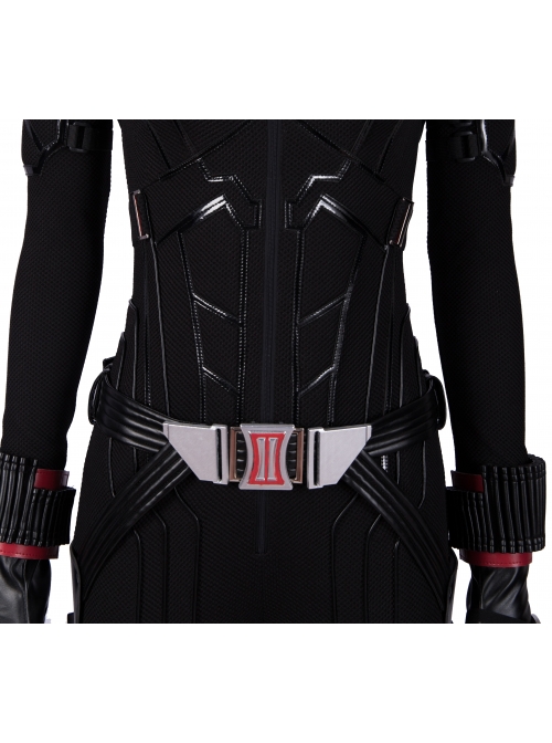 Avengers Endgame Black Widow Natasha Romanoff Black Battle Suit Halloween Cosplay Costume Full Set