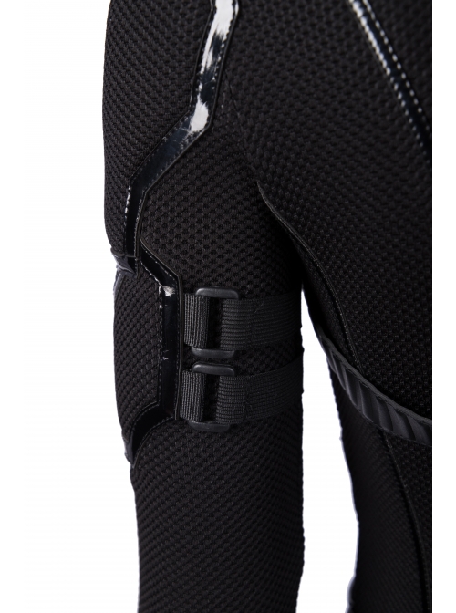 Avengers Endgame Black Widow Natasha Romanoff Black Battle Suit Halloween Cosplay Costume Full Set