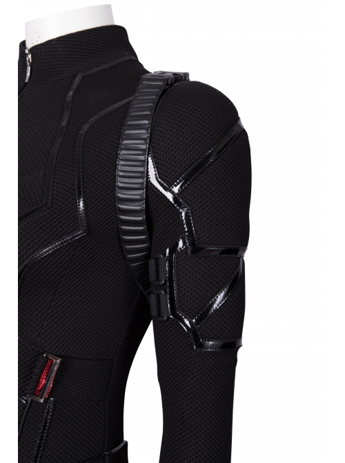 Avengers Endgame Black Widow Natasha Romanoff Black Battle Suit Halloween Cosplay Costume Full Set