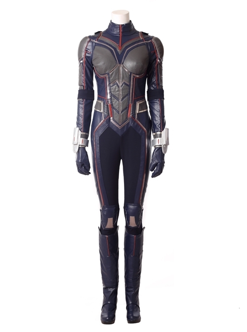 Ant-Man And The Wasp Janet Van Dyne Wasp Battle Suit Halloween Cosplay Costume Bodysuit Full Set