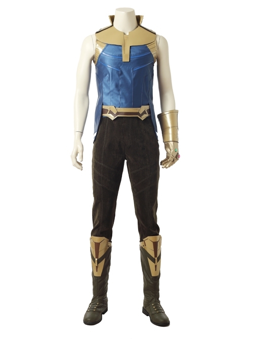 Avengers Infinity War Thanos Battle Suit Halloween Cosplay Costume Full Set
