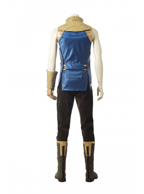 Avengers Infinity War Thanos Battle Suit Halloween Cosplay Costume Full Set