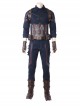 Avengers Infinity War Captain America Steve Rogers Battle Suit Halloween Cosplay Costume Full Set