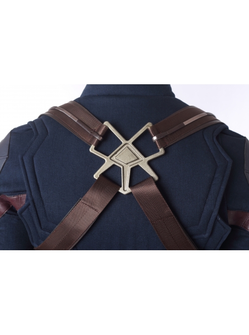 Avengers Infinity War Captain America Steve Rogers Battle Suit Halloween Cosplay Costume Full Set
