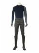 Avengers Infinity War Winter Soldier Bucky Barnes Navy Blue Top Battle Suit Halloween Cosplay Costume Full Set