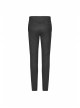 Dark Jacquard Waist Lace-Up Metal Swallow Decoration Side Lace Pattern Black Gothic Suit Trousers